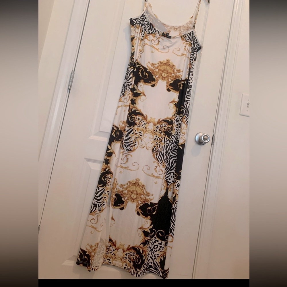 GOLD / WHITE / ANIMAL PRINT